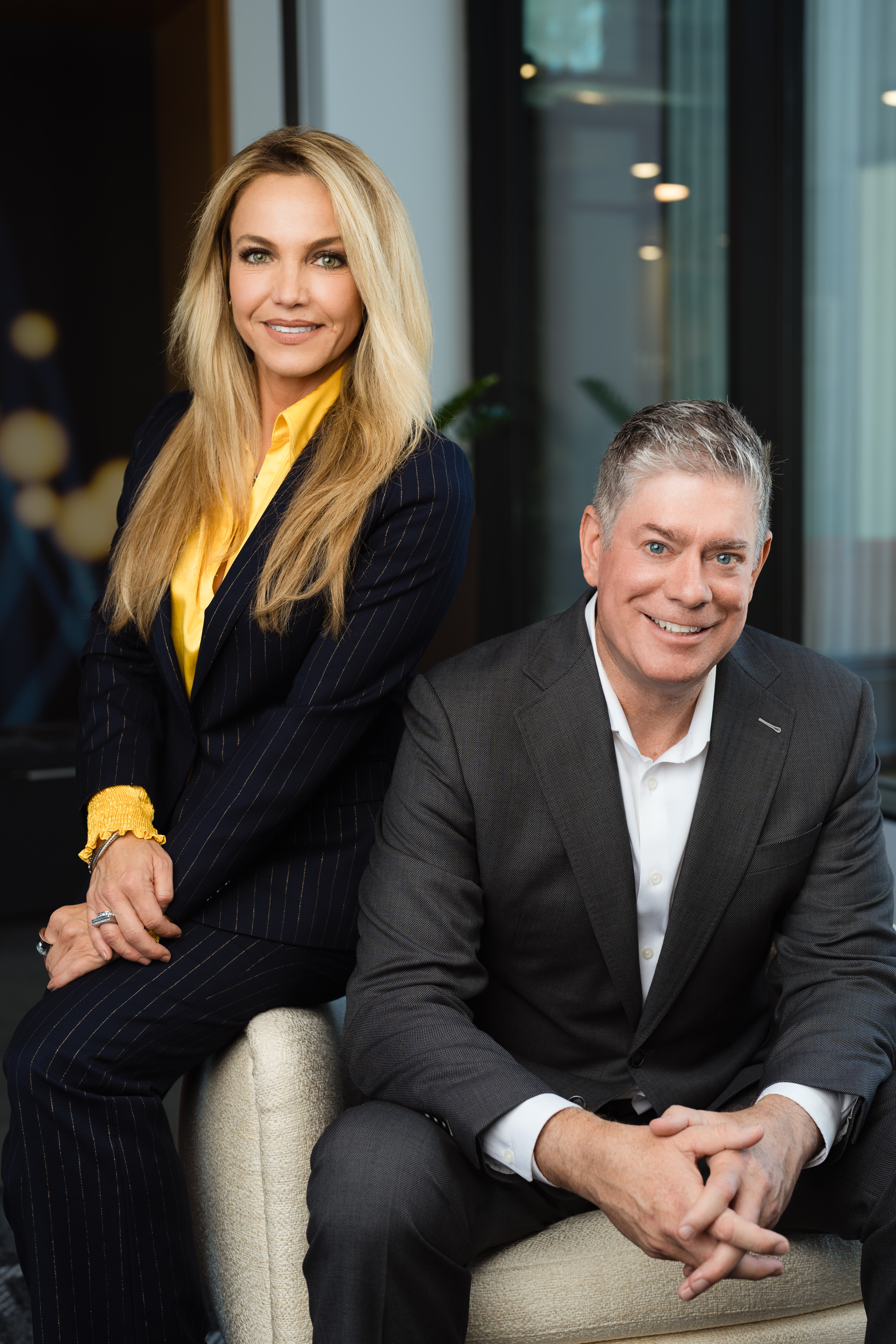 Advisors Tony Estigoy and Tatiana Bedoya